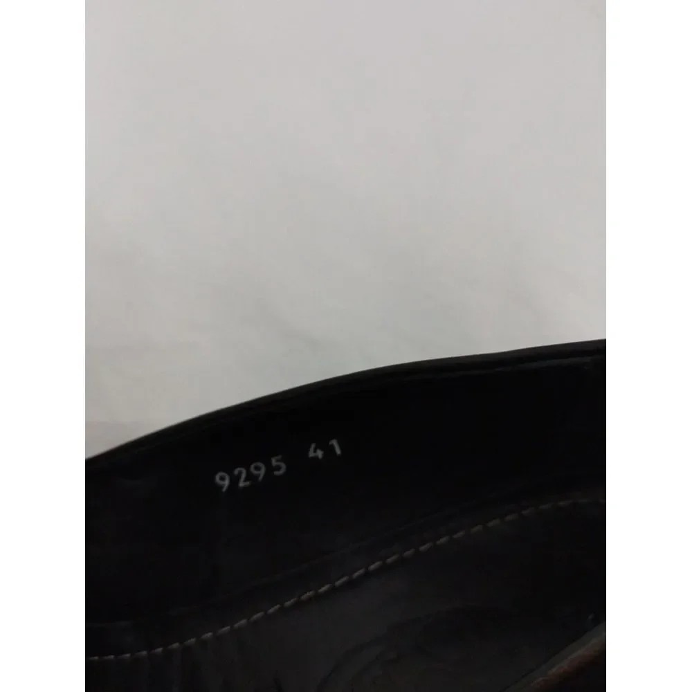 Philipp Plein Men's Studded Leather Slip on‎ Loafers Size 41 Black Embellished